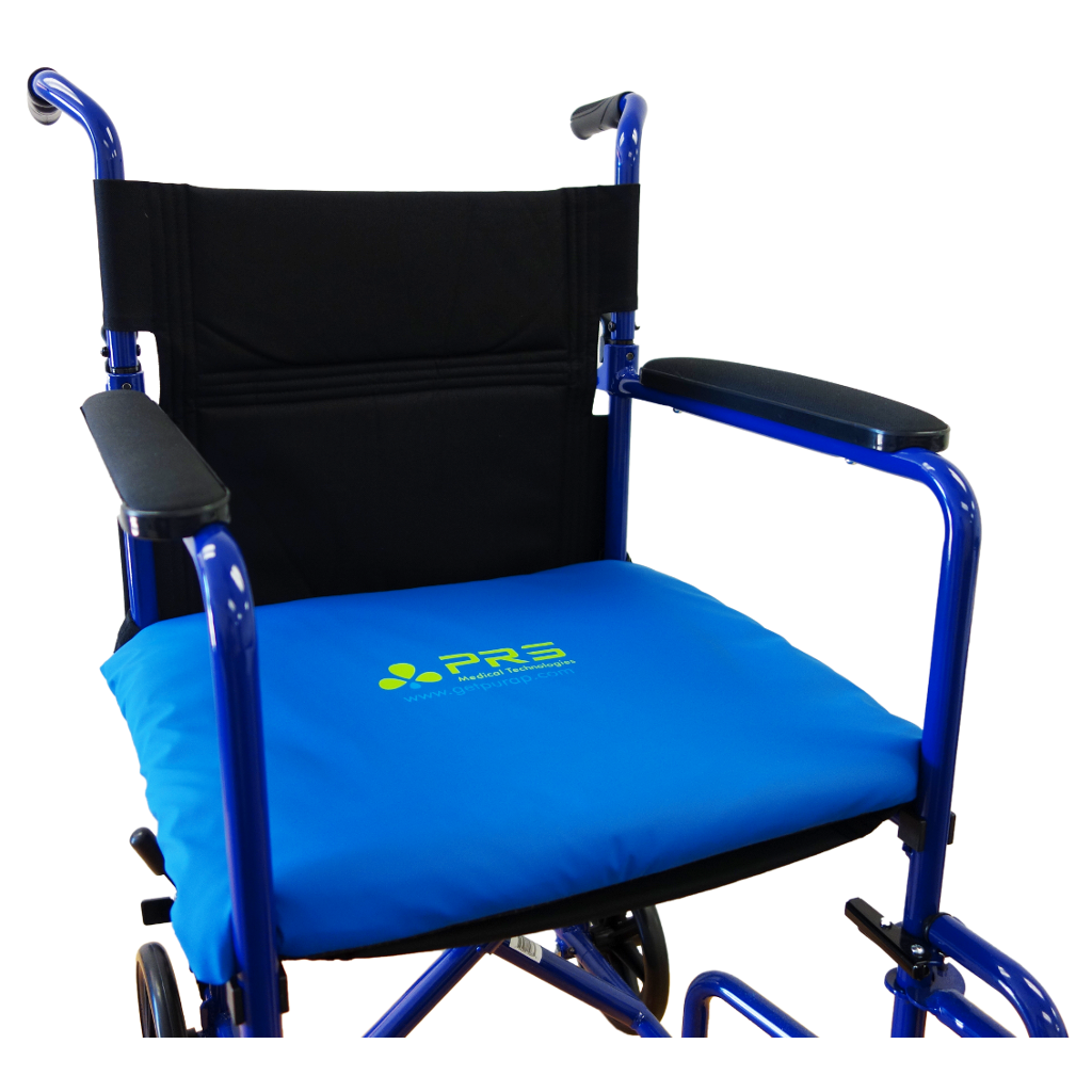 PURAP Liquid & Air Layer Wheelchair Cushion for Pressure Relief & Bedsore Prevention – 18 x 20 x 1.5 inches