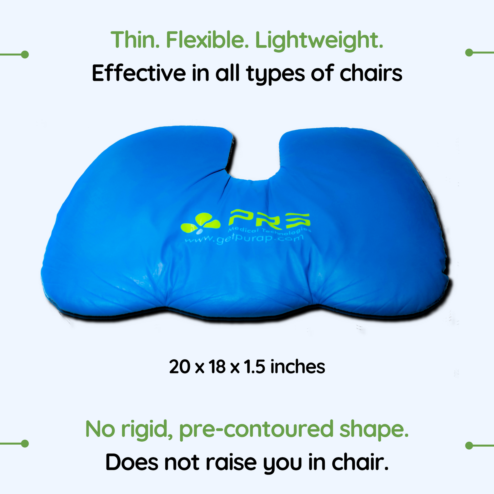 PURAP UFloat ZeroGravity Cushion for Long Sitting and Driving Pres