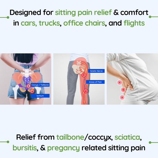 PURAP UFloat ZeroGravity Cushion for Long Sitting and Driving Pres